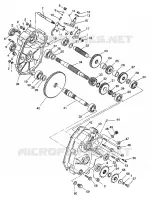 GEARCASE ASSEMBLY 6X6 250 W938727 (4924092409039A)