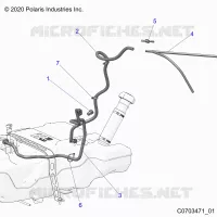FUEL SYSTEM, LINES, STD.