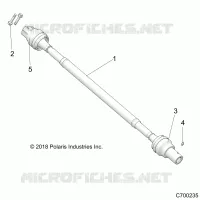 DRIVE TRAIN, REAR PROP SHAFT