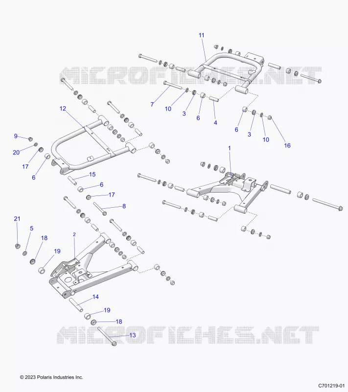 REAR SUSPENSION CONTROL ARMS