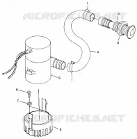 BILGE PUMP SLTX B974590 AND INTL. SLTX I974590 (4941214121B011)