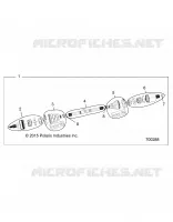 DRIVE TRAIN, HALF REAR SHAFT