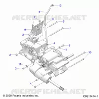 DRIVE TRAIN, MAIN GEARCASE MOUNTING