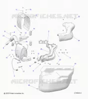 ENGINE, EXHAUST SYSTEM