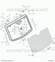 WINDSHIELD, TIP-OUT