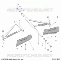 SUSPENSION, A-ARM AND STRUT MOUNTING