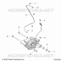 DRIVE TRAIN, FRONT GEARCASE MOUNTING