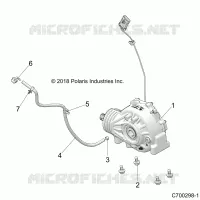 DRIVE TRAIN, FRONT GEARCASE MOUNTING