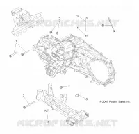 DRIVE TRAIN, MAIN GEARCASE MOUNTING