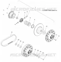 DRIVE TRAIN, CLUTCH, SECONDARY