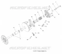 DRIVE TRAIN, PRIMARY CLUTCH