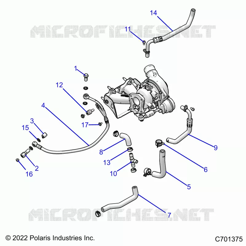 ENGINE, TURBO, COOLING AND OIL
