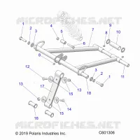 SUSPENSION, FRONT TORQUE ARM