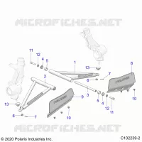 SUSPENSION, A-ARM AND STRUT MOUNTING