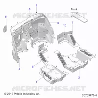 FLOOR PANELS, FRONT
