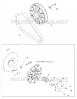 DRIVE TRAIN, SECONDARY CLUTCH
