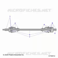 DRIVE TRAIN, FRONT HALF SHAFT