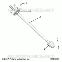 DRIVE TRAIN, FRONT PROP SHAFT