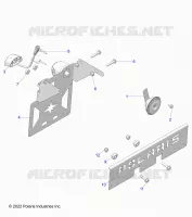 ELECTRICAL, HORN, AND LICENSE PLATE LIGHT