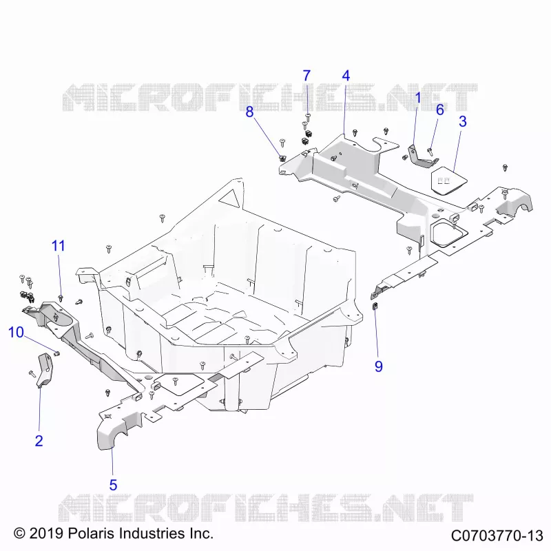 REAR BODYWORK RACK, MOUNTING