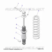 REAR TRACK SHOCK (7043994)