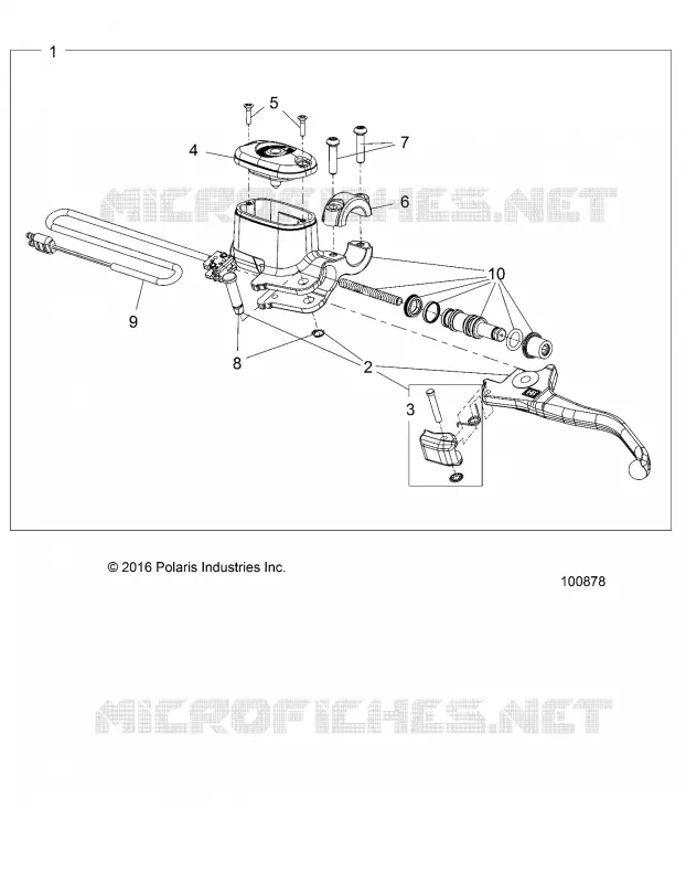 BRAKES, FRONT BRAKE LEVER AND MASTER CYLINDER
