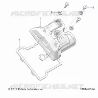 ENGINE, VALVE COVER