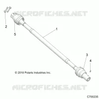 DRIVE TRAIN, REAR PROP SHAFT