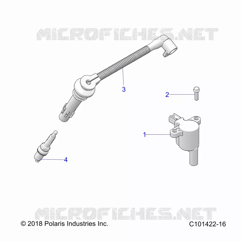 ELECTRICAL, IGNITION COIL, WIRE AND SPARK PLUG