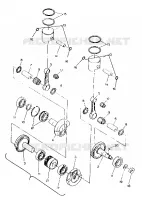 PISTON   CRANKSHAFT   500 AND 500 CLASSIC (4921252125045A)