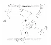 CONTROLS-MASTER CYLINDER/BRAKE LINE