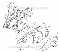 FRONT BUMPER   SHIELDS SCRAMBLER W967840 (4935823582A007)