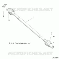 DRIVE TRAIN, REAR PROP SHAFT