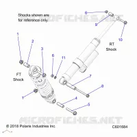 SUSPENSION, SHOCK MOUNTING, REAR SUSP.