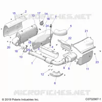 ENGINE, EXHAUST SYSTEM