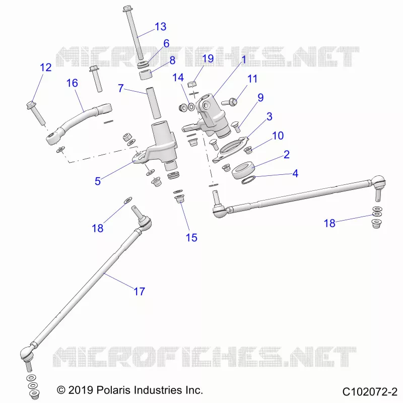 STEERING, IDLERS AND LINKS