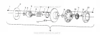 DRIVEN CLUTCH ASSEMBLY 500 CARB 0962764, 500 CARB SKS 0962564,  500 CARB SK (4931873187C007)