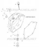 CRANKCASE COVER, RH