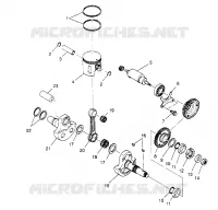 PISTON   CRANKSHAFT 6X6 400L W948740 (4926802680D007)