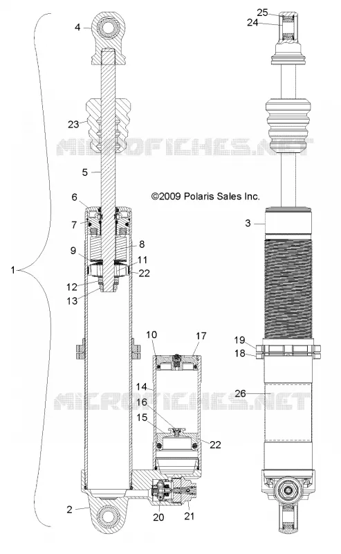REAR SUSPENSION SHOCK
