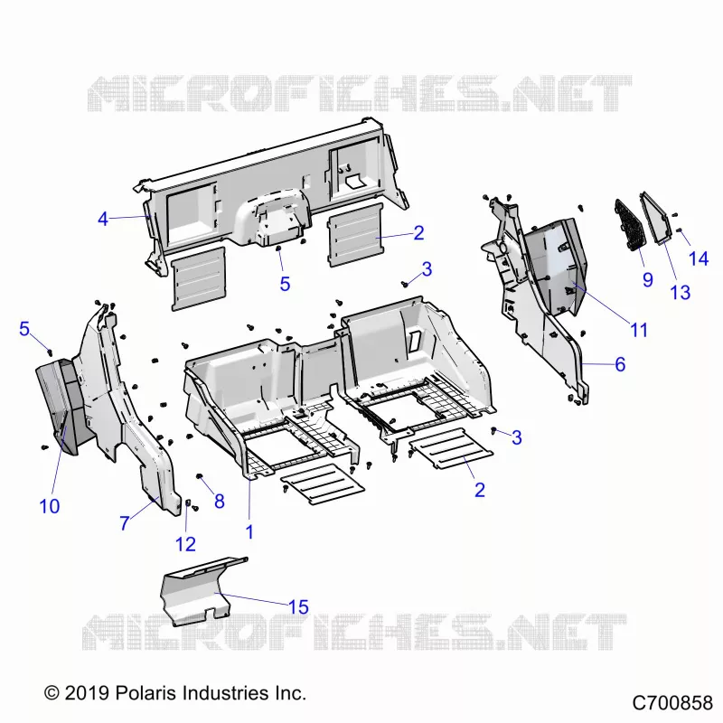 REAR BODYWORK CLOSEOFF AND FENDERS