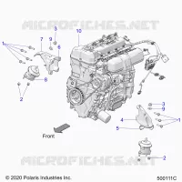 ENGINE, MOUNTING