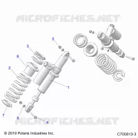 SUSPENSION, REAR SHOCK MOUNTING