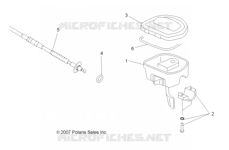 STEERING, CONTROLS, THROTTLE   ASM. AND CABLE