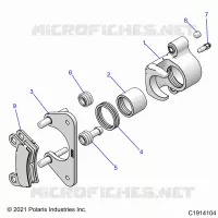 BRAKES, REAR CALIPER