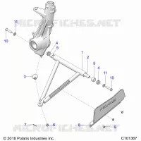 SUSPENSION, A-ARM AND STRUT MOUNTING
