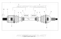 DRIVE TRAIN, FRONT HALF SHAFT