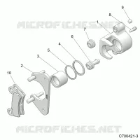 REAR BRAKE CALIPER