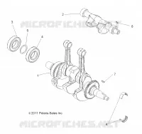 ENGINE, CRANKSHAFT AND BALANCE SHAFT