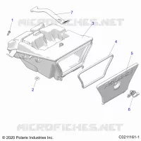 BODY, STORAGE BOX, REAR